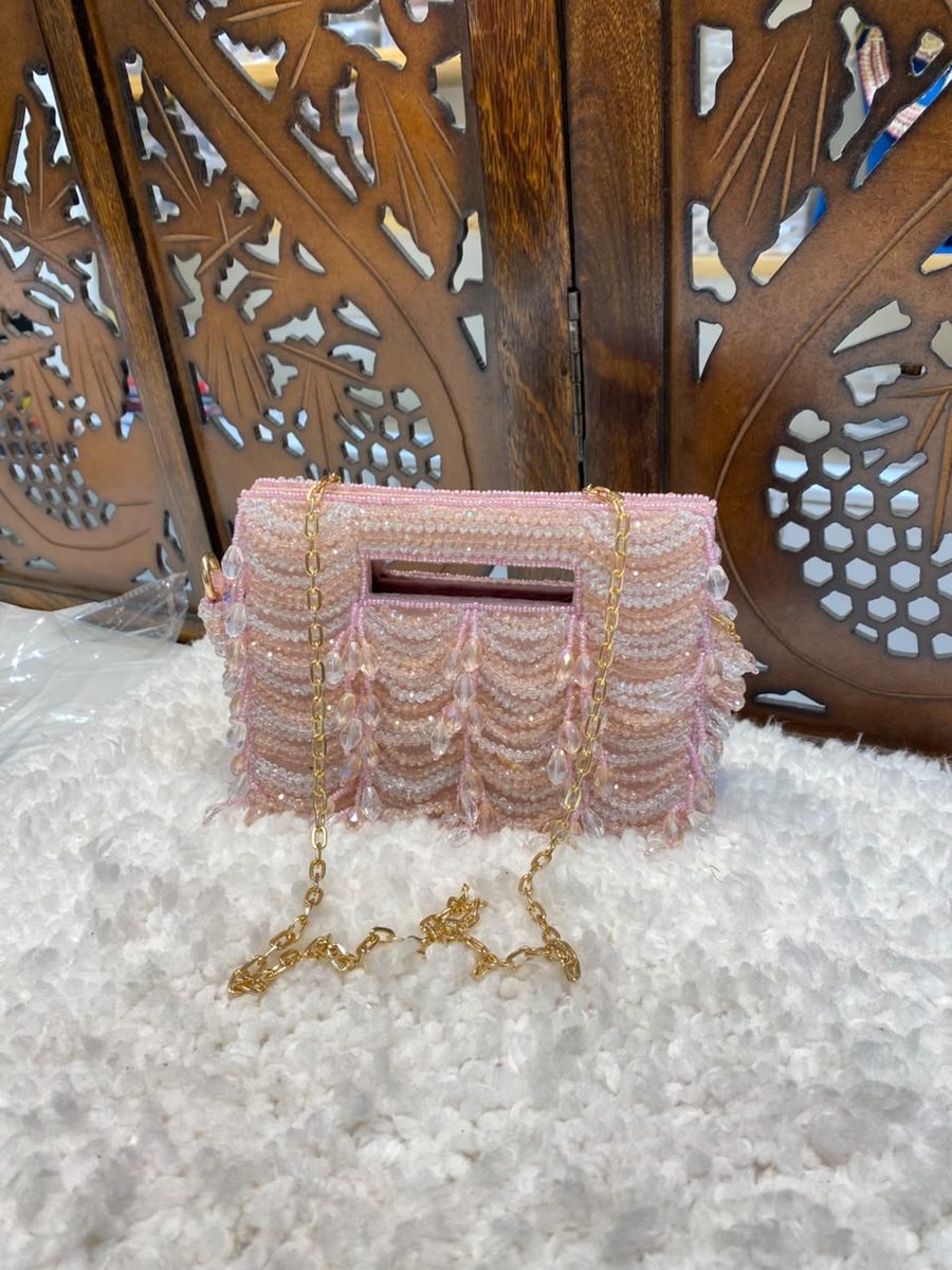PACKOURA Handcrafted Beaded Clutch Purse