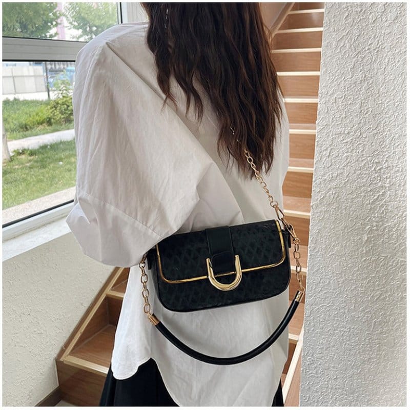 SC-6 Horseshoe Buckle Monogram Flap Sling