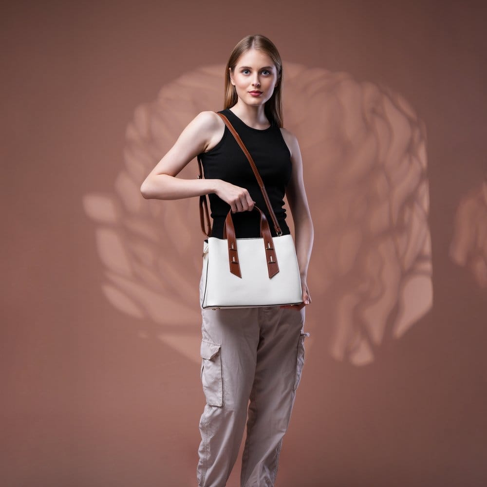 ZP-2 Classic Two-Tone Handbag