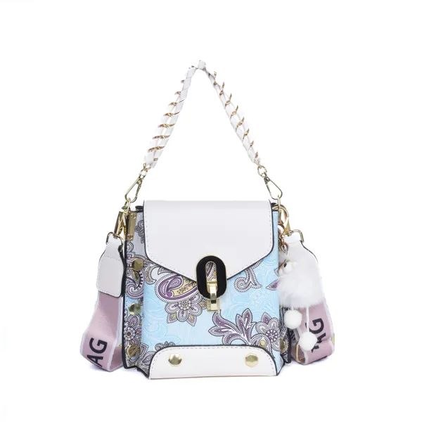 PACKOURA Premium Paisley Mini Luxe Sling Bag