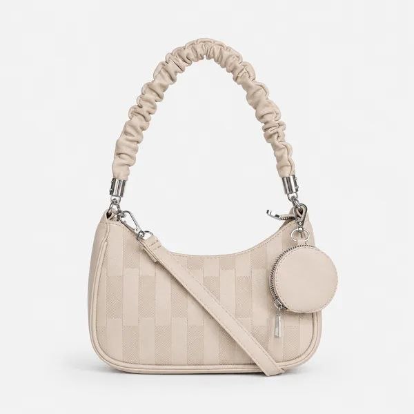 PACKOURA Premium Khaki Celeste Mini Hobo Bag